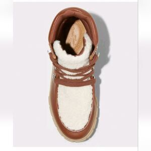 🆕️👢Universal Thread Kimber Sherpa Tongue Boots, Bwn/Crm - Sz 11
